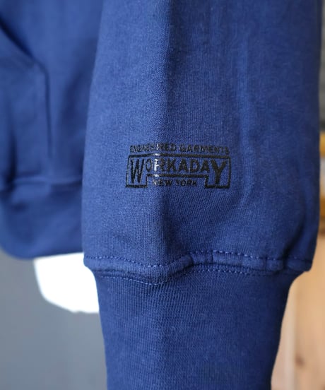 〈EG WORKADAY〉Printed Hoodie - Gumpy / Navy