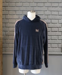 〈NEEDLES〉Track Hoody - C/PE Velour / Steel Blue