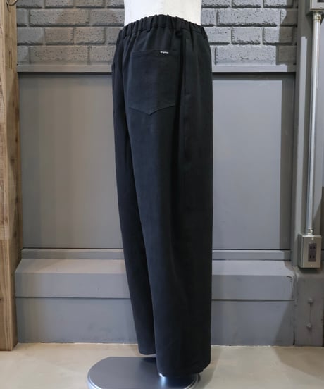 〈go-getter〉Remake Over Dye Vintage Linen Pants / Black
