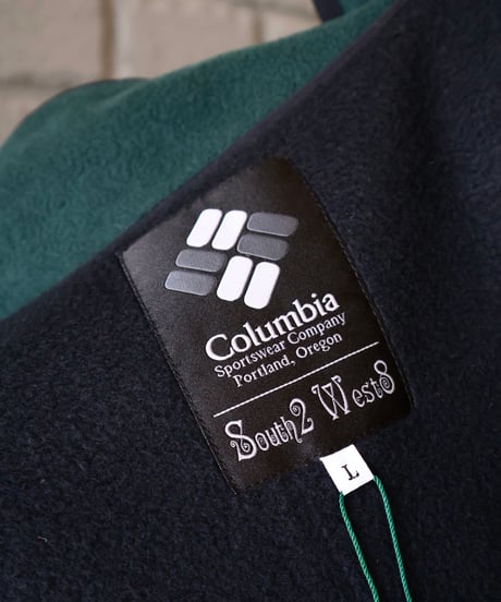 SOUTH2 WEST8〉x〈COLUMBIA PFG〉Wintertrainer™ Fleece Jacket / Black x Green