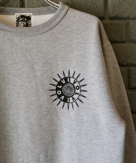 〈RAY TROLL〉Evolve Crew Fleece Neck Sweat / Heather Grey