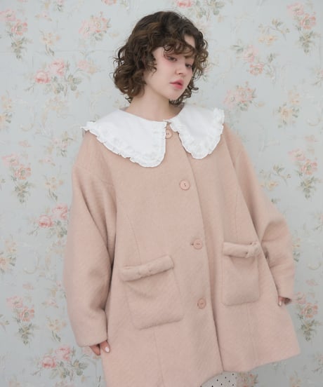 sovisoon sherbet tulle frill blouse ピンク sovisoon.official STORE