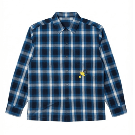 01 stain stitch BOX shirt