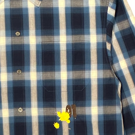 01 stain stitch BOX shirt