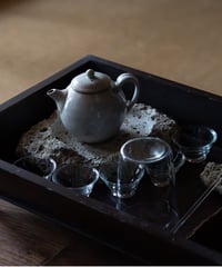 香り、灯り、お茶の時間に寄り添う、秋保石の石台