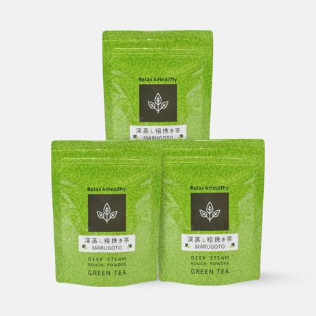 【クリックポスト】深蒸し粗挽き茶　MARUGOTO　30g　3袋セット