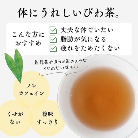 【クリックポスト】野草茶5種セットA　～あずき茶、よもぎ茶、柿の葉茶、はと麦茶、びわ茶
