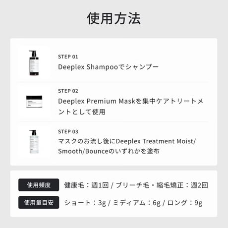DEEPLEX（ディープレックス） プレミアムマスク n 200g