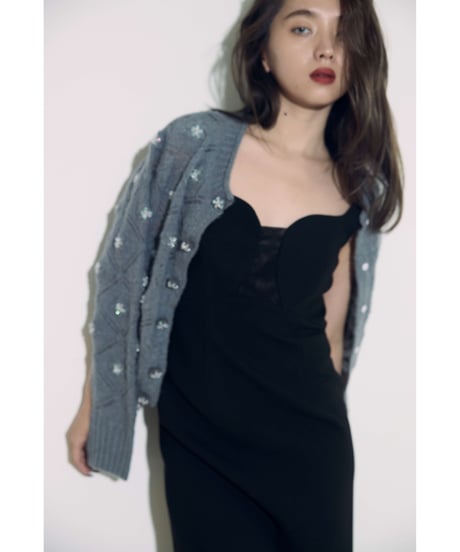 Panelled midi dress