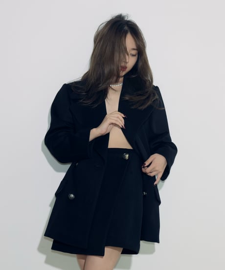 Short beaver tailored Pcoat