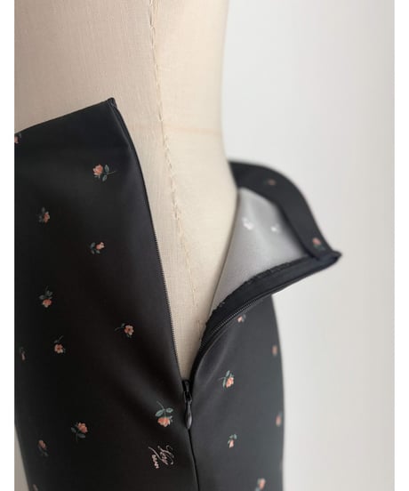 Petite floral long skirt
