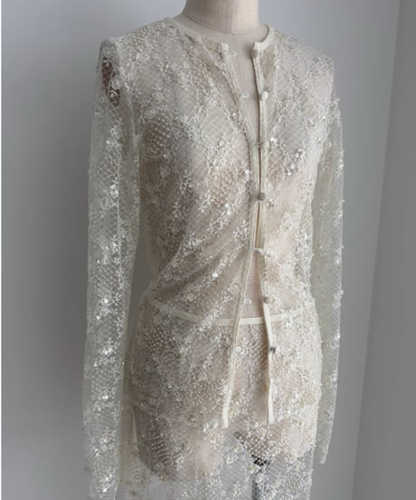 Beaded lace C/D