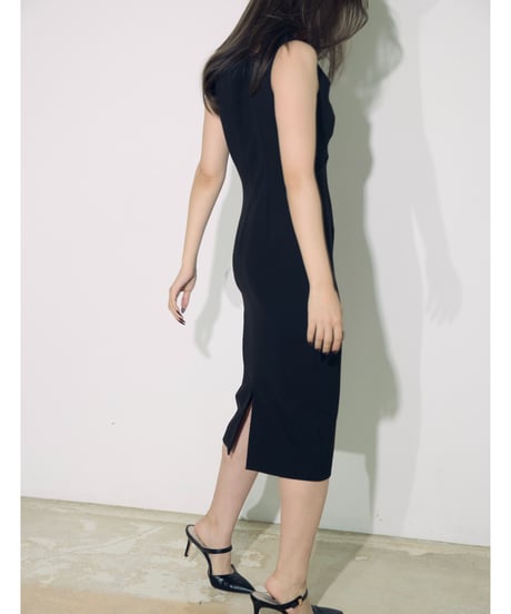 Panelled midi dress