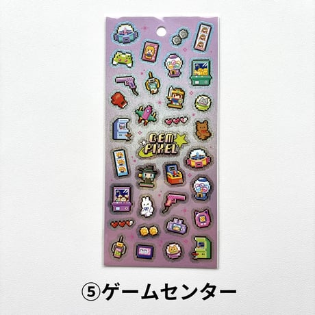 ジェムピクセルステッカー【マインドウェイブ】  全6種