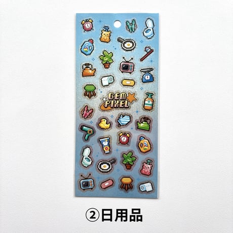 ジェムピクセルステッカー【マインドウェイブ】  全6種