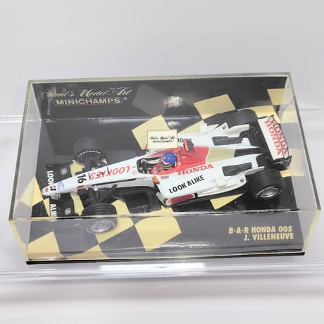 MINICHAMPS ミニチャンプス 1/43 BAR Honda 005 Jacques Villeneuve #16 Decals ヴィルヌーヴ ホワイト ホンダ