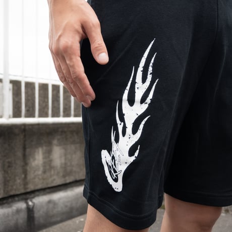 FLAME PRINT SHORTS