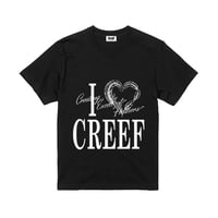 I LOVE CREEF TEE BLACK