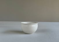 萩原千春　丸ゆのみ 白磁