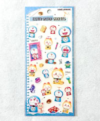 ドラえもん FLUFFY SKETCH STICKERS