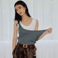null. 【セットアイテム】 レイヤードタンクトップ
