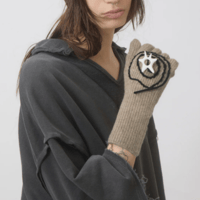 SPIRAL STAR KNIT GLOVES