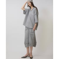 Cycle WASHED CUT-OFF SWEAT SKIRT