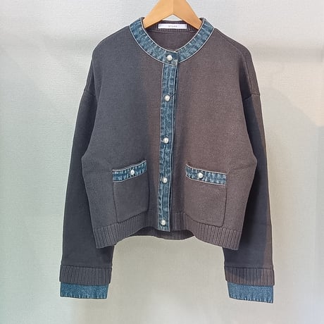 QTUME【クチューム】コンビカーディガン662-25616