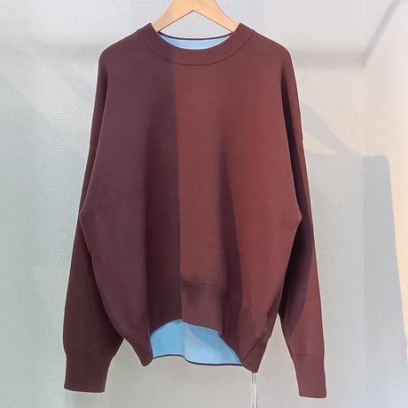 QTUME【クチューム】バイカラーダブルフェイスニット652-25602