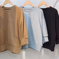 cafune【カフネ】５分袖スウェットプルオーバー635963