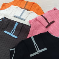 NUS【ヌース】配色ラインリブニット652-35527