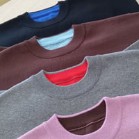 QTUME【クチューム】バイカラーダブルフェイスニット652-25602