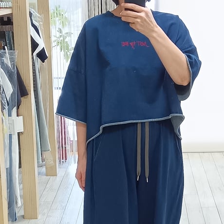 NUS【ヌース】スウェットデニムプルオーバー652-35505