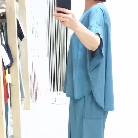 QTUME【クチューム】-3℃デニムプルオーバー652-25620