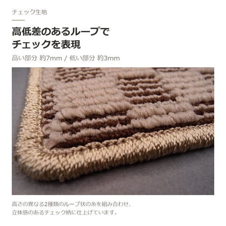 【受注生産】 アルファード 40系 / フロアマット 1台分＋ラゲッジマット  / 年式 令和5年(2023年)6月～ / 7人乗り・8人乗り対応 / チェック / 選べる6色 FREAKS