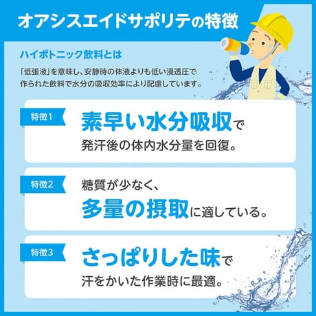 匠のオアシスエイド１箱（500ml × 24本）