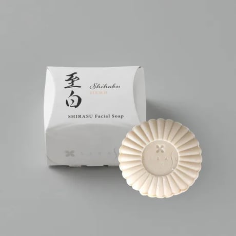 【敏感肌、乾燥肌のかたへ】天然ミネラル洗顔石鹸 至白（ハーブ）30g