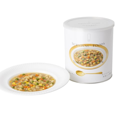 【25年保存可能】サバイバルフーズ 野菜シチュー（国内製造）（小缶）