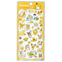 【イエロー】ポケモン　プチドロップステッカー