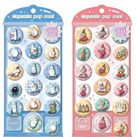カプセルポップシール　ムーミン