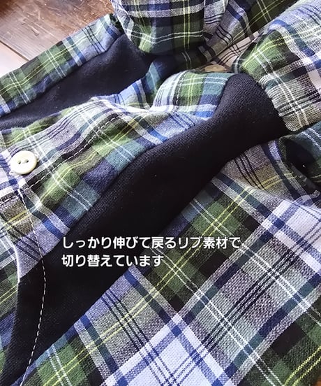 クレリックチェックシャツ