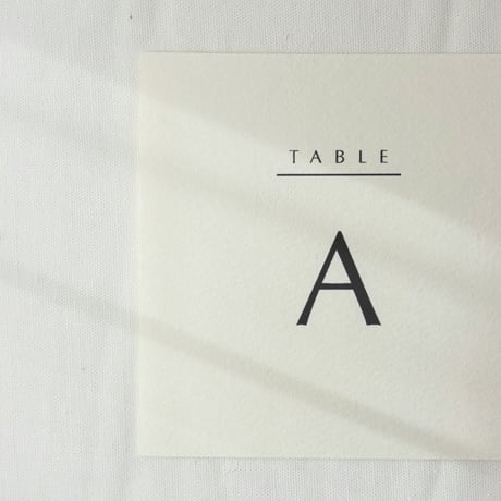 テーブルナンバー | STORES