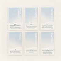【現品限り】Category Refill - Blue × Pink (6pieces)