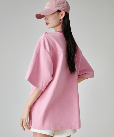 Layered Cutout Oversized T-shirt