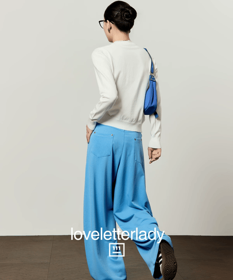 High Waist Wide Straight Casual Pants