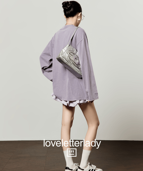 Tea Graphic Vintage Oversized Long Sleeve T-Shirt