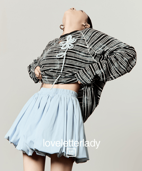 Flower Patch Striped Long Sleeve Tee