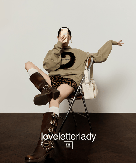 Leopard Fur Applique Oversized Sweatshirt Hoodie