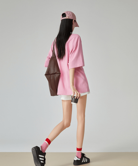 Layered Cutout Oversized T-shirt