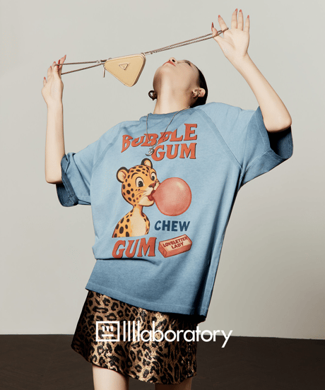Bubble Gum Leopard Print Oversized T-Shirt